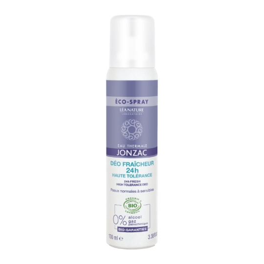 Déodorant Spray Femme Fraîcheur 24h Haute Tolérance Bio EAU THERMALE JONZAC