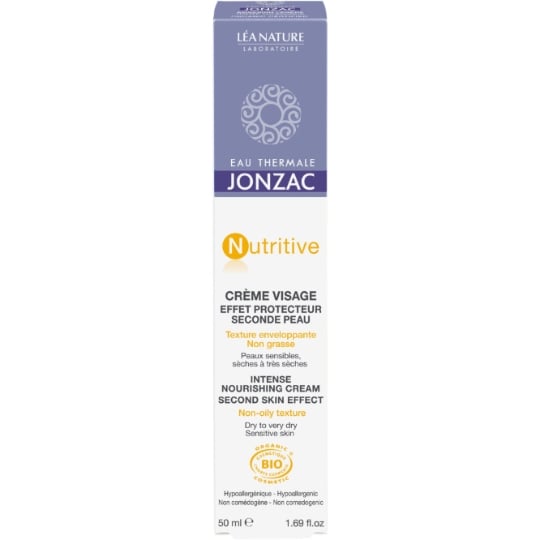 Crème Visage Femme Sèches à Très Sèches Nutritive Bio EAU THERMALE JONZAC