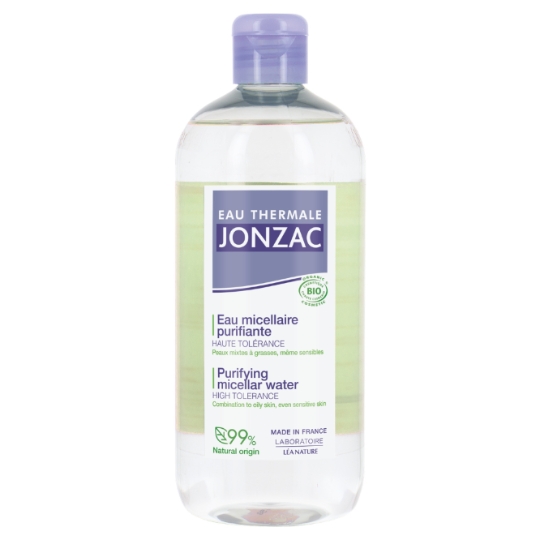 Eau micellaire Visage Peau Mixte à Grasse Purifiante Jonzac Bio EAU THERMALE JONZAC