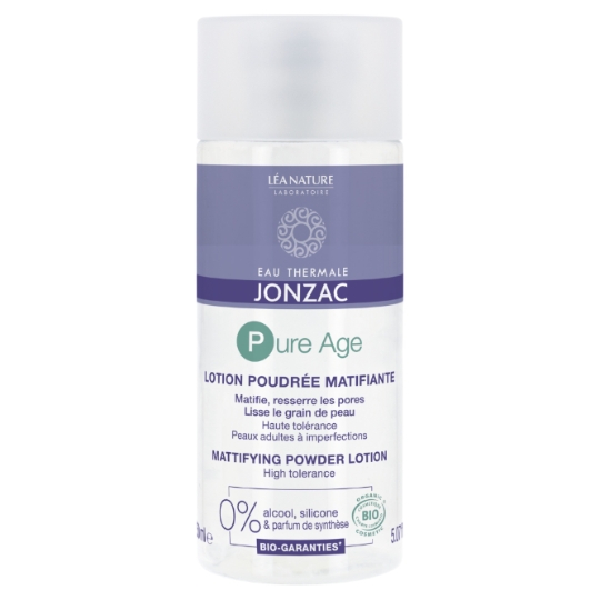Lotion Poudrée Matifiante Pure Âge Bio EAU THERMALE JONZAC