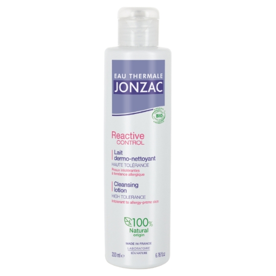 Lait démaquillant Visage Peau Intolérante Allergique Bio EAU THERMALE JONZAC