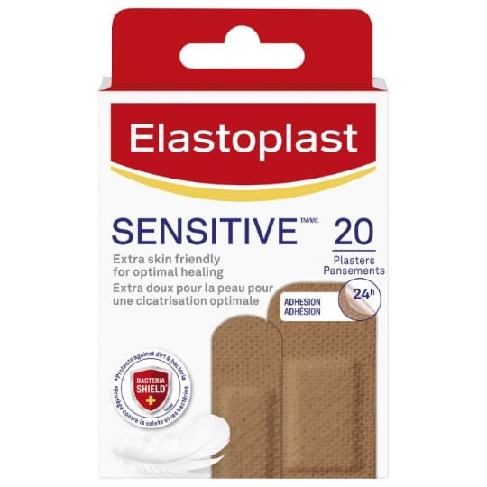 Pansements Sensitive Peaux Métissées Extra Doux Hypoallergéniques 2 Formats ELASTOPLAST