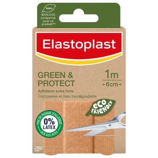 Pansements Green & Protect Adhésif Textile Durable à Découper ELASTOPLAST