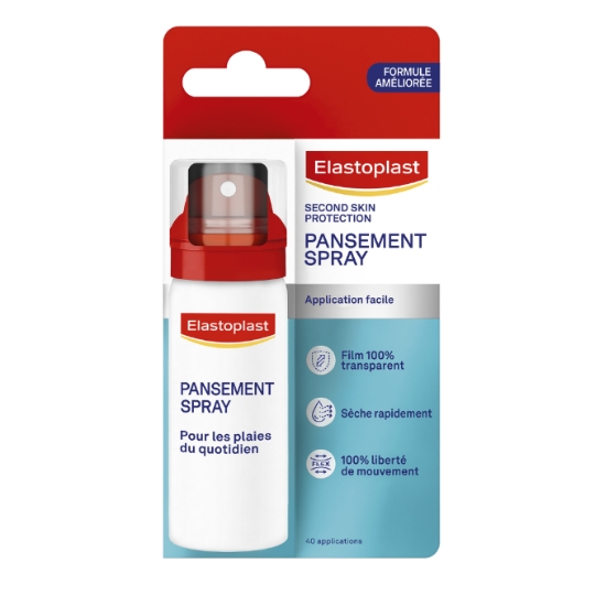 Pansements Film 100% Transparent Second Skin Protection ELASTOPLAST