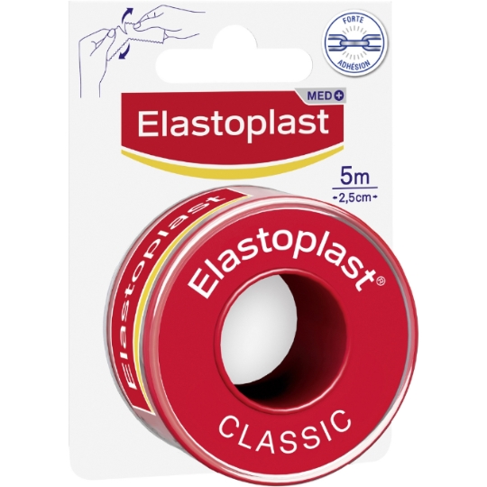 Sparadrap Adhésif Fixation Sûre et Résistante 0% Latex Classic Med+ ELASTOPLAST