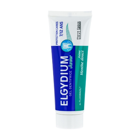 Dentifrice Enfant Junior 7-12 ans Protection Caries Goût Menthe Douce ELGYDIUM