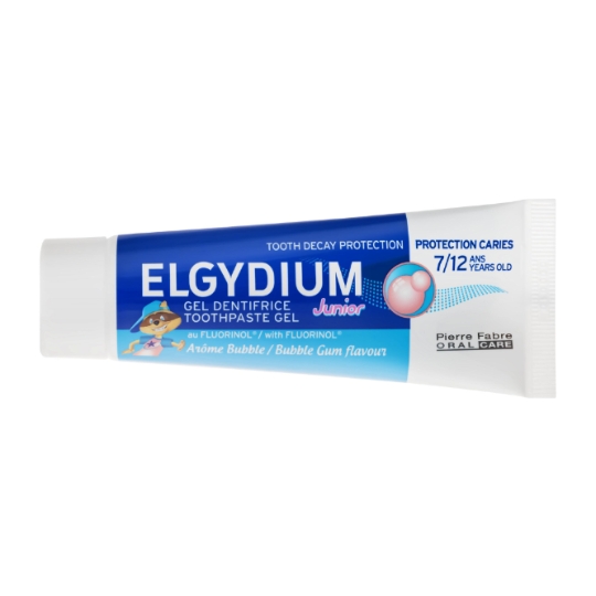 Dentifrice Enfant 7-12 ans Anti-caries Goût Bubble Gum ELGYDIUM