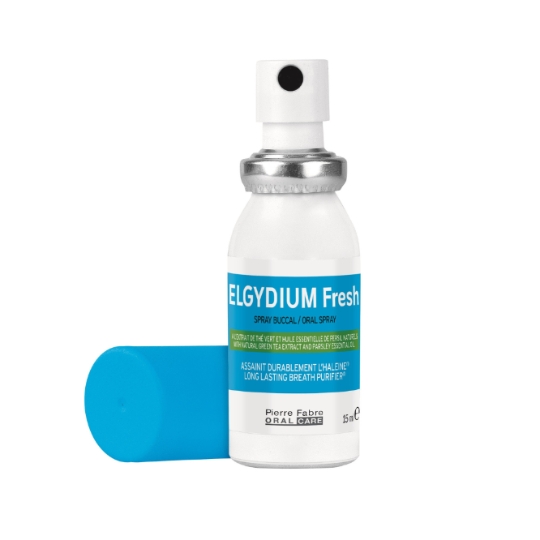 Bain de bouche Spray Haleine Fraîcheur longue durée au Thé Vert et Huile Essentielle de Persil ELGYDIUM