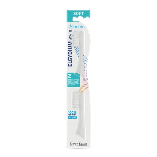 Brossette interdentaire Recharge Souple Douce pour Brosse à Dents Electrique ELGYDIUM
