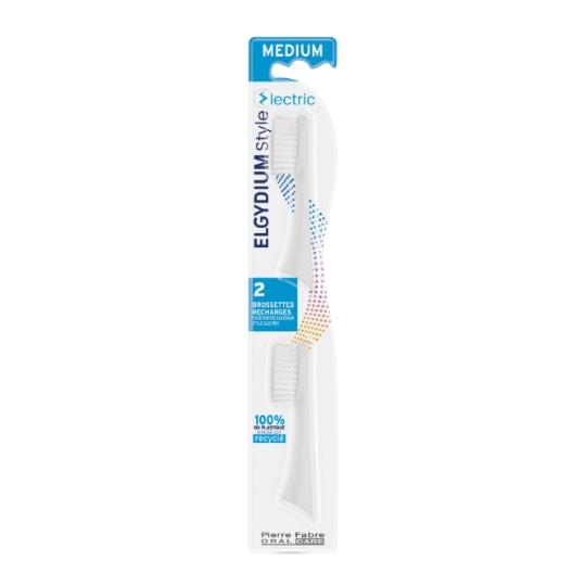 Brossette interdentaire Electrique Medium Souple ELGYDIUM