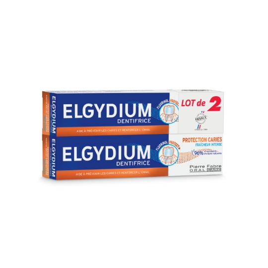 Dentifrice Duo Protection Caries Renforce l'Email ELGYDIUM