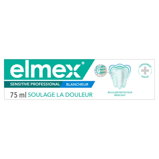 Dentifrice Dents Sensibles Blancheur Douce Protection Longue Durée ELMEX