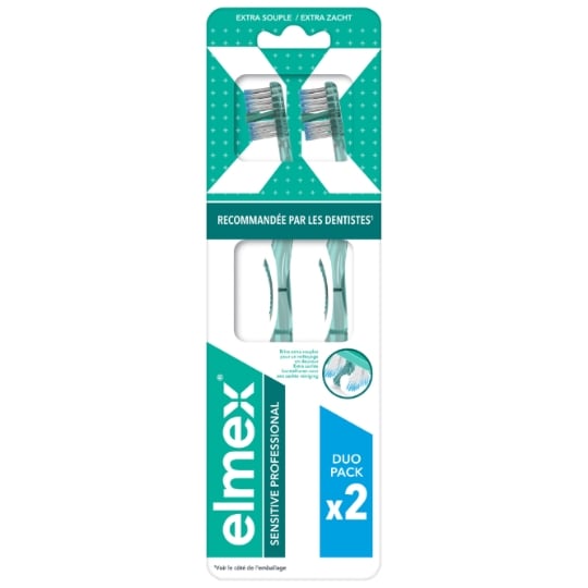 Brosse à dents Extra Souple Dents Sensibles Professionnel ELMEX