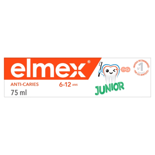 Dentifrice Enfant 6-12 ans Anti-caries ELMEX