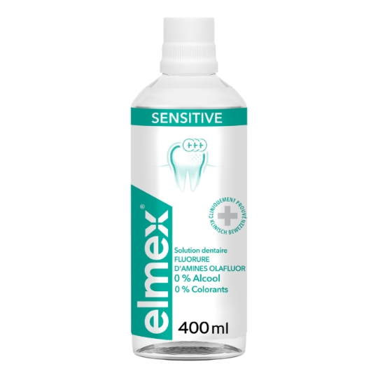Bain de bouche Sensibilité Dents Sensibles Sans Colorant ELMEX