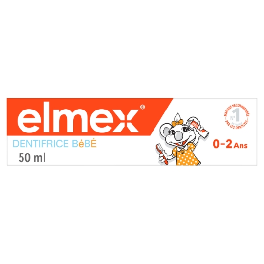 Dentifrice Bébé 0-2 ans Anti-caries Protection Email ELMEX