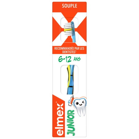Brosse à Dents Junior 6-12 ans - Souple ELMEX
