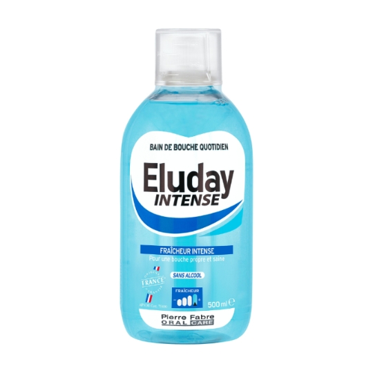 Bain de bouche Fraîcheur Intense Quotidien Menthe ELUDAY