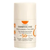 Crème solaire Stick Visage Zones Sensibles Très Haute Protection Spf 50+ Non Gras Non Collant Résistant à l'Eau EMBRYOLISSE