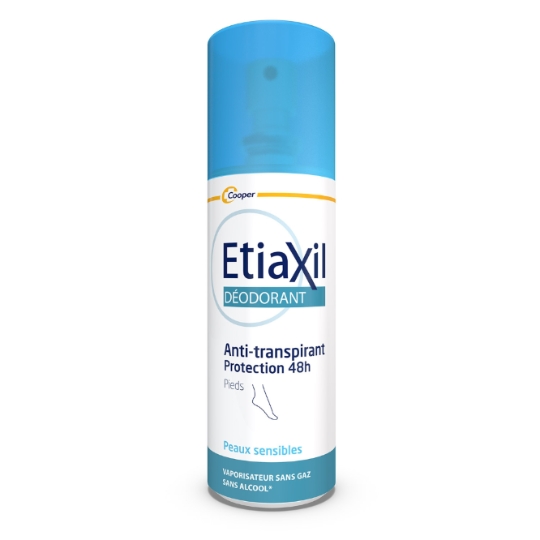 Déodorant Pieds Spray Anti-transpirant Protection 48h Peau Sensible ETIAXIL