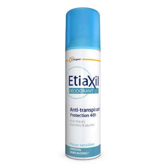 Déodorant Spray Anti-transpirant Efficacité 48h Peau Sensible ETIAXIL