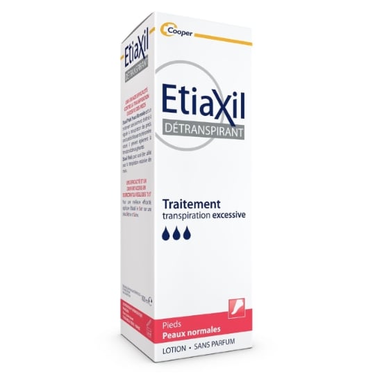 Traitement Pieds Détranspirant Transpiration Excessive Peaux Normales ETIAXIL