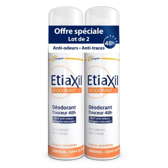 Déodorant Spray Femme Efficacité 48h Terre de Diatomée Sans Aluminium ETIAXIL