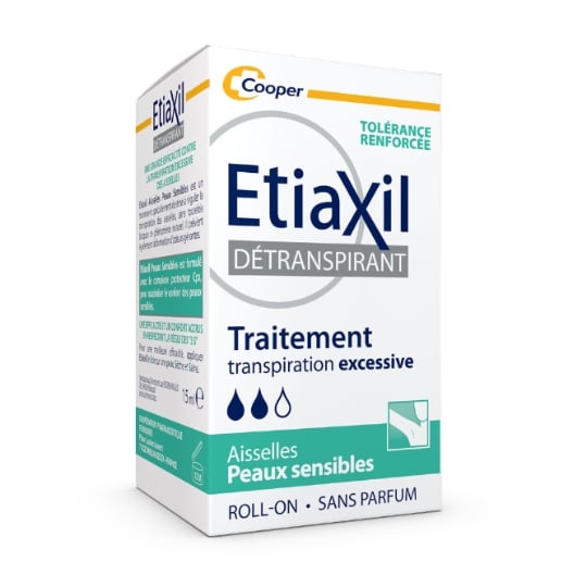 Déodorant Détranspirant Aisselles Peau Sensible ETIAXIL