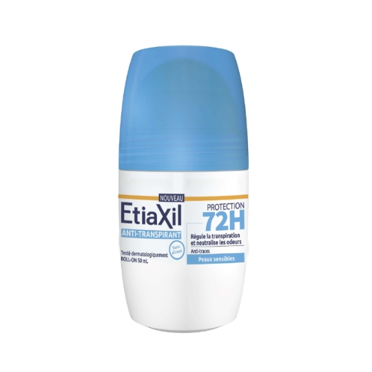 Déodorant Protection Anti-Transpirant 72H Anti-Traces pour Peaux Sensibles ETIAXIL