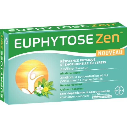 Complément alimentaire Résistance Physique et Emotionnelle au Stress Améliore l'Humeur EUPHYTOSE