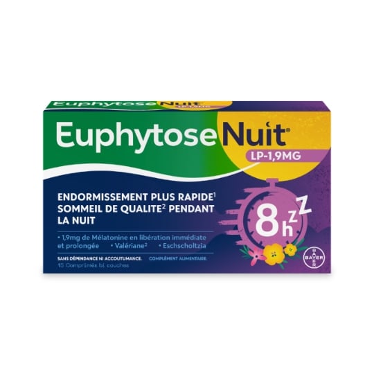 Complément alimentaire Relaxation Endormissement Qualité Du Sommeil EUPHYTOSE