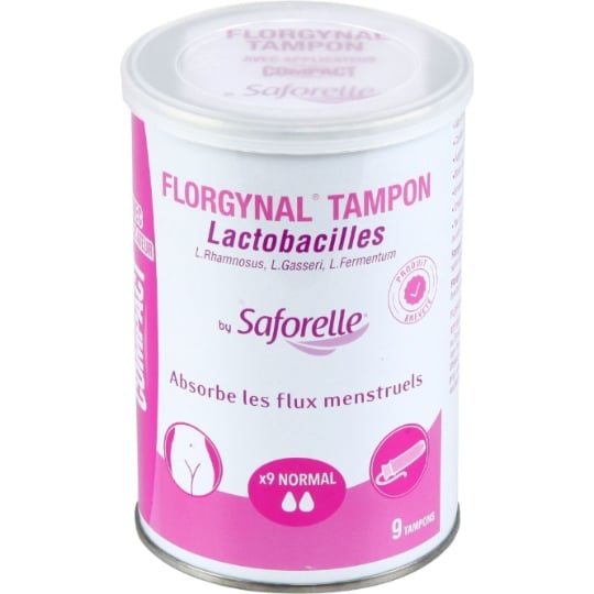 Tampons Normal avec Applicateur Florgynal Compact FLORGYNAL