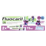 Dentifrice Enfant 6-12 ans Anti-caries Goût Bubble Gum FLUOCARIL