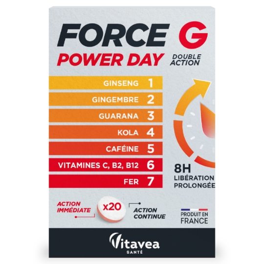 Complément alimentaire Energie et Force Power Day FORCE G