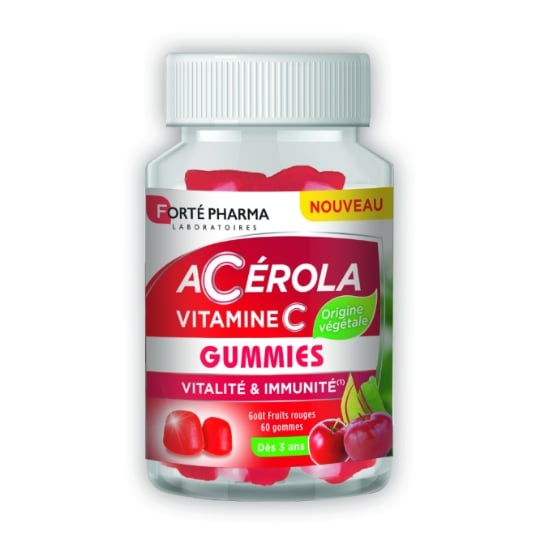 Complément alimentaire Vitamine C Soutient le Système Immunitaire Goût Fruits Rouges FORTE PHARMA
