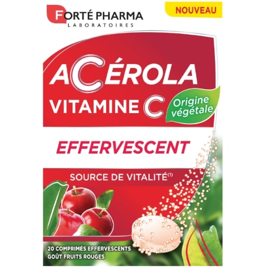 Complément alimentaire Tonus Vitalité Goût Fruits Rouges FORTE PHARMA