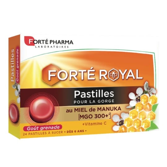 Complément alimentaire Gorge Adoucit et Apaise Miel de Manuka et Vitamine C FORTE PHARMA