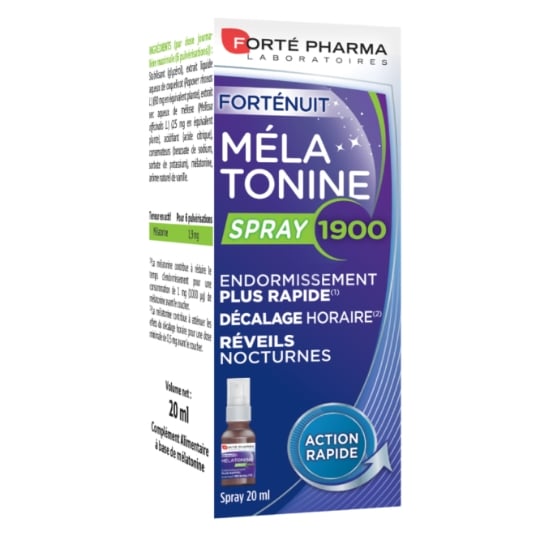Complément alimentaire Sommeil Endormissement Plus Rapide Mélatonine 1900 FORTE PHARMA