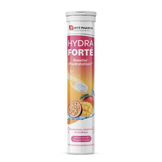 Complément alimentaire Booster d'Hydratation Electrolytes Vitamines Minéraux Mangue Passion FORTE PHARMA