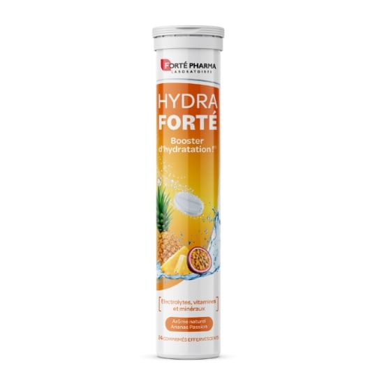 Complément alimentaire Booster d'Hydratation Electrolytes Vitamines Minéraux Ananas Passion FORTE PHARMA