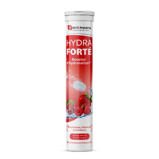 Complément alimentaire Booster d'Hydratation Électrolytes Vitamines et Minéraux Fruits Rouges FORTE PHARMA