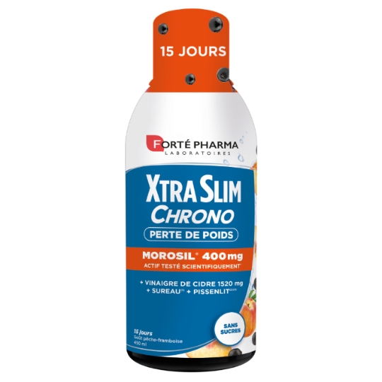 Complément Alimentaire Xtra Slim Chrono Perte de Poids Goût Pêche-Framboise FORTE PHARMA