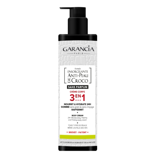 Crème Corps Peau Sèche Hydratant Nourrissant Lissant Anti Peau de Croco GARANCIA