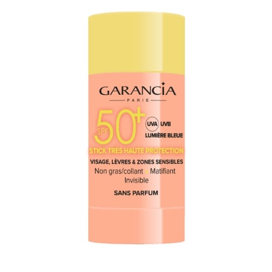 Stick solaire Visage Lèvres et Zones Sensibles Très Haute Protection Spf 50+ GARANCIA