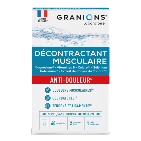 Complément alimentaire Décontractant Musculaire GRANIONS