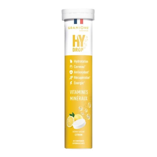 Complément alimentaire Energie et Vitalité Goût Citron GRANIONS