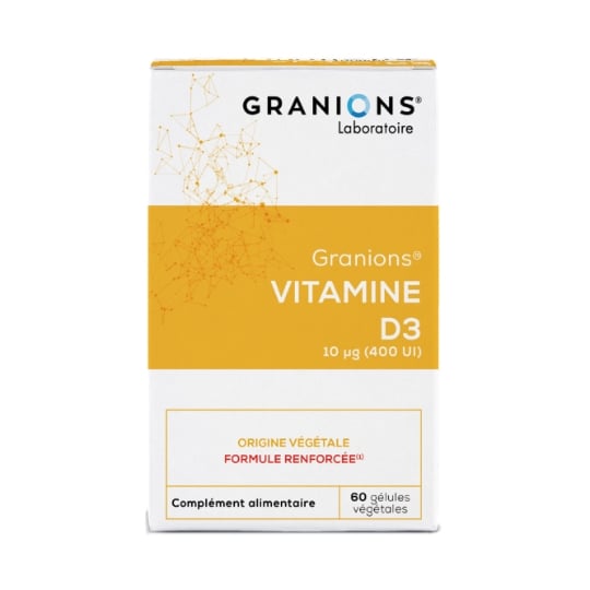 Complément alimentaire Contribue Au Bon Fonctionnement Du Système Immunitaire Maintien d'Une Ossature Normale GRANIONS