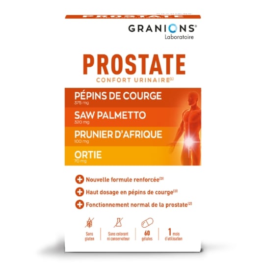 Gélules Prostate Confort Urinaire GRANIONS