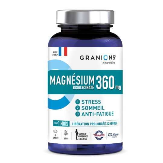 Complément alimentaire Sommeil Anti Fatigue Magnésium GRANIONS