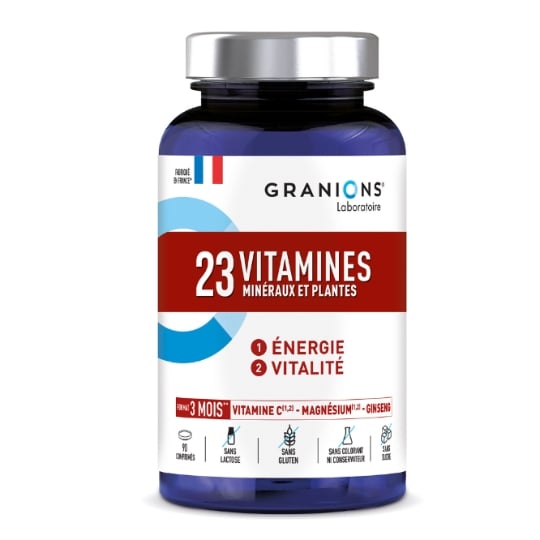 Complément alimentaire Energie et Vitalité 23 Actifs GRANIONS